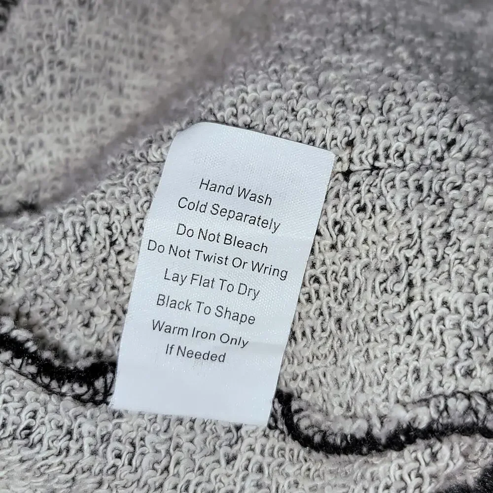Cabi #775 Moto Jacket Asymmetrical Zip French Terry Knit Sz XL Charcoal Gray - Picture 13 of 16